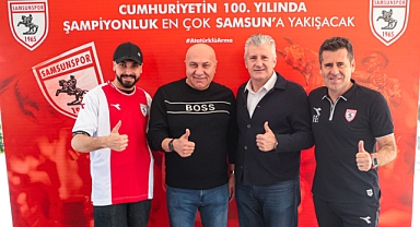 Başkan Yüksel Yıldırım'ın Davetlisi Davor Suker ve Sefa Samsun'da