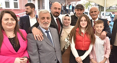 Tekkeköy'de Vatandaşlar Bayramlaştı