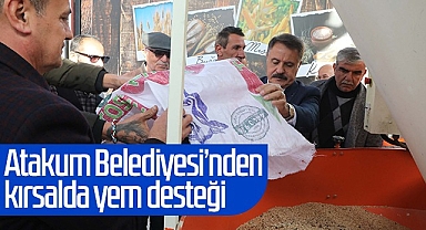 Atakum Belediyesi’nden Kırsalda Yem Desteği