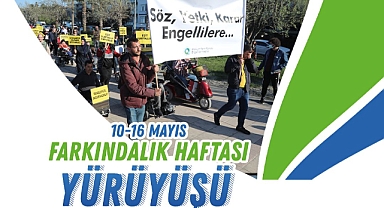 Atakum'da 'Engelsiz Yaşam' Yürüyüşü