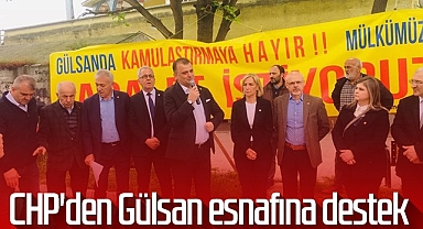 CHP'den Gülsan Esnafına Destek
