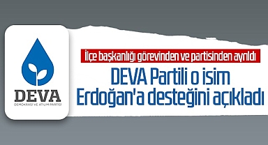 Deva Partisi Salıpazarı İlçe Başkanı Cumhurbaşkanı Erdoğan'a Desteğini Açıkladı