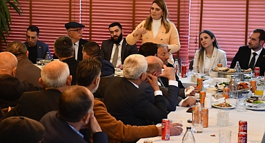 İYİ Partili Tüfekci Atakum'da Muhtarlarla Buluştu