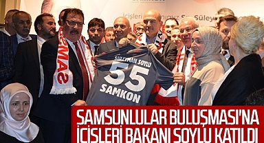 SAMKON'un Samsunlular Buluşması'na İçişleri Bakanı Süleyman Soylu Katıldı