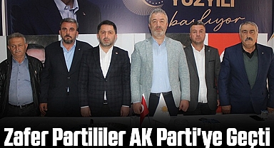 Samsun'da Zafer Partililer Ak Parti'ye Katıldı