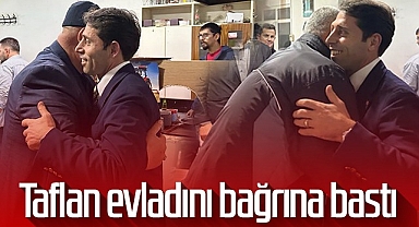 Taflan Evladı Mustafa Yeşilyurt'u Bağrına Bastı