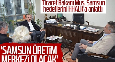 Ticaret Bakanı Mehmet Muş: Samsun Üretim Merkezi Olacak