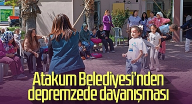 Atakum Belediyesi’nden Depremzede Dayanışması