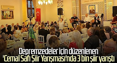 Cemal Safi Şiir Yarışması'nda Deprem Felaketi Yaşayan 11 İlin Şiirleri Belli Oldu