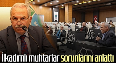 İlkadımlı Muhtarlar Sorunlarını Anlattı