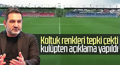 Koltuk Renkleri Tepki Çekti, Kulüpten Açıklama Yapıldı