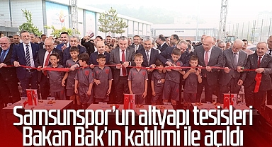 Samsunspor Mustafa Kemal Erkanat Tesisleri'nin Açılışı Yapıldı
