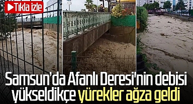 Son Dakika!.. Afanlı Deresi'nin Debisi Yükseldikçe Yürekler Ağza Geldi