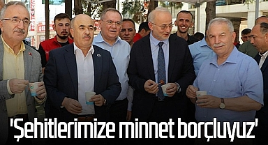 15 Temmuz Şehitleri İçin Lokma Tatlısı Dağıtıldı
