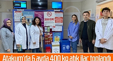 Atakum'da 400 Kg Atık İlaç Toplandı