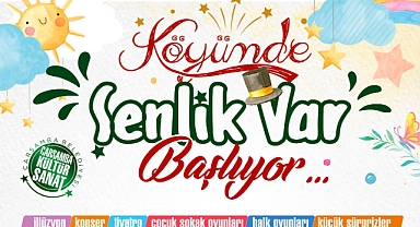 Çarşamba’da “Köyümde Şenlik Var” Heyecanı Başlıyor