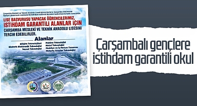 Çarşambalı Gençlere İstihdam Garantili Okul