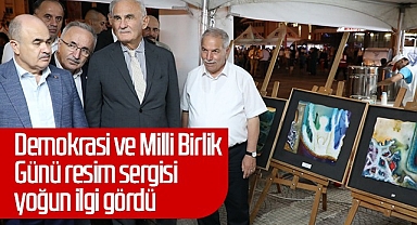 İlkadım'da 15 Temmuz'u Anlatan Yağlı Boya Resim Sergisi