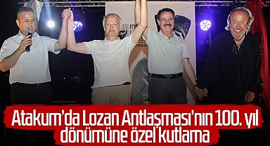 Lozan’ın 100. Yıl Dönümü Atakum Lozan Parkı’nda Kutlandı