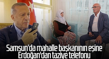 Mahalle Başkanının Eşine Cumhurbaşkanı Erdoğan'dan Taziye Telefonu