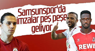 Samsunspor'da İmzalar Peşpeşe Geliyor, Taylan, El Kaabi ve Kingsley Schindler