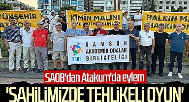 SAOB'dan 'Marina'da Eylem: Sahilimizde Tehlikeli Oyun
