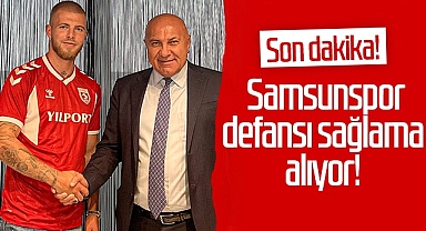 Son Dakika!... Samsunspor Defansı Sağlama Alıyor! Drongelen İmzayı Attı