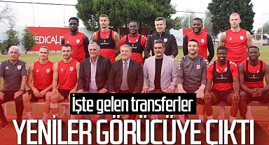 Samsunspor'da Yeni Transferler Görücüye Çıktı