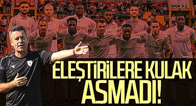 Samsunspor Teknik Direktörü Hüseyin Eroğlu Eleştirilere Kulak Asmadı!
