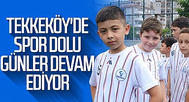 Tekkeköy’de Yazın Spor Dolu Günleri Devam Ediyor
