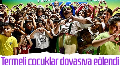 Termeli Çocuklar Doyasıya Eğlendi