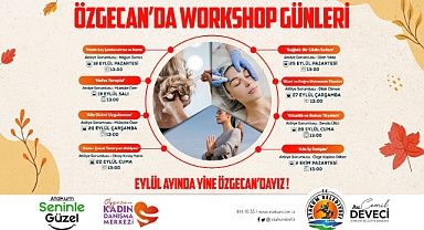 Atakum Özgecan’da Workshop Günleri Başlıyor