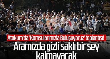 Başkan Cemil Deveci: Aramızda Gizli Saklı Bir Şey Kalmayacak