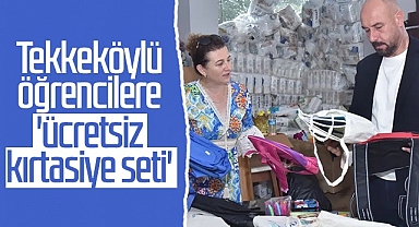 Tekkeköylü Öğrencilere Ücretsiz Kırtasiye Seti