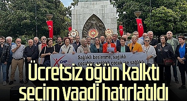 Ücretsiz Öğün Kalktı CHP'liler Seçim Vaadini Hatırlattı