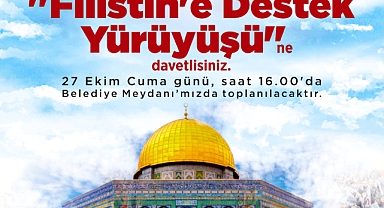 Çarşamba’dan Filistin’e Destek Yürüyüşü
