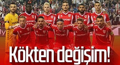 Samsunspor Kadrosunda Kökten Değişim!