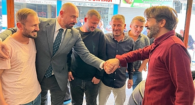 Tekkeköy Esnafıyla Çay Sohbeti Yaptı