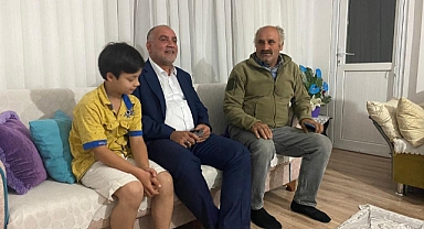 Canik Belediye Başkanı İbrahim Sandıkçı, Göç Ailesinin Evine Misafir Oldu