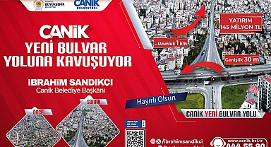 Canik'e Yeni 'Bulvar Yolu'