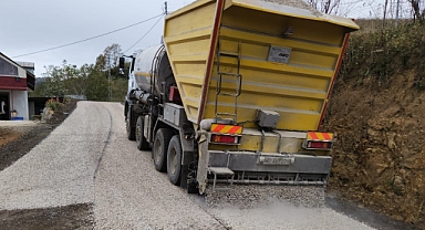 Canik'te Kırsal Yollara Kış Bakımı