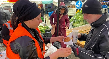 Atakum'da Sıcak Çorba İkramı