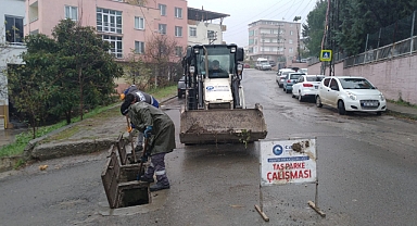Canik Belediyesi Ekipleri Sağanak Yağışa Anında Müdahale Etti