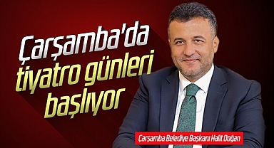 Çarşamba'da Tiyatro Günleri Başlıyor