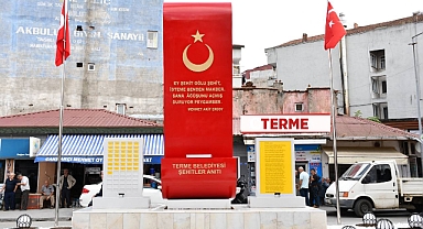 Terme'de Şehitlere Büyük Vefa