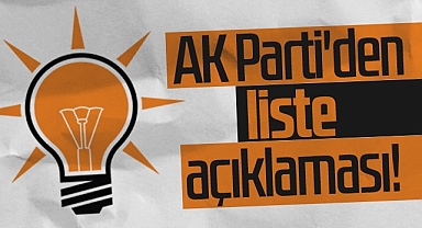 Ak Parti'den Samsun Listesi Açıklaması!
