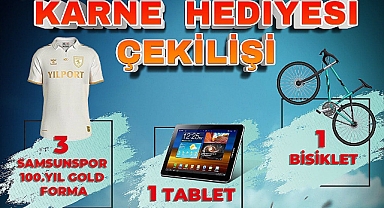 Canik Belediyesi'nden Öğrencilere Samsunspor Gold Forması