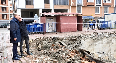 Terme'de Çatısı Çöken Pazar Yerine Yeşil Alan