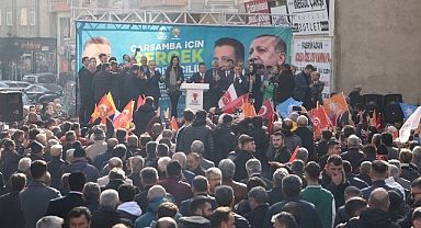 AK Parti Çarşamba SKM Açılışı Adeta Mitinge Döndü