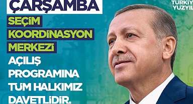 AK Parti Çarşamba SKM Açılışına Davet